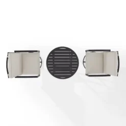 3pc Kaplan Outdoor Steel Bistro Set Oatmeal/Bronze - Crosley 17 3pc Kaplan Outdoor Steel Bistro Set Oatmeal/Bronze - Crosley -Sunnydaze Decor Store GUEST 76eea9c4 0593 48c6 b0bf b859a5993b5b