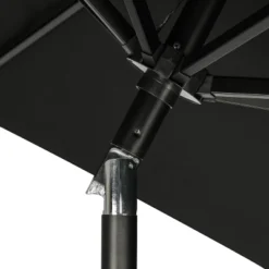 9' X 9' Mirage II Market Patio Umbrella With Auto-Tilt Black - Island Umbrella 16 9' X 9' Mirage II Market Patio Umbrella With Auto-Tilt Black - Island Umbrella -Sunnydaze Decor Store GUEST 77889cc7 bdf8 4218 bdd6 dbecf1ef409b