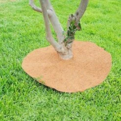 Envelor 3pk 24" Coco Coir Plant Cover Mulch Mat -Sunnydaze Decor Store GUEST 779adfa6 4f60 4cfe 9a7b d62e0c730ba7