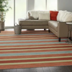 Waverly Sun N Shade SND71 Green/Teal Indoor/Outdoor Area Rug 18 Waverly Sun N Shade SND71 Green/Teal Indoor/Outdoor Area Rug -Sunnydaze Decor Store GUEST 77e0f95a 49b3 4c9d 8ba8 ec0a2266ff9b