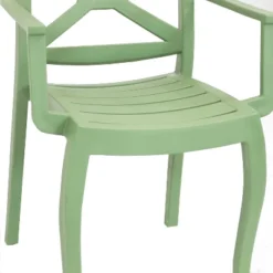 Sunnydaze Decor Sunnydaze Polypropylene Stackable Tristana Outdoor Patio Arm Chair -Sunnydaze Decor Store GUEST 77ef7e3a 1458 45b0 b6c9 3190fd340864