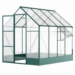 Outsunny Walk-in Plant Polycarbonate Greenhouse With Temperature Controlled Window Hobby Greenhouse For Backyard/Outdoor -Sunnydaze Decor Store GUEST 78423192 ccca 4cbd 9539 b5a13d8cfcd3