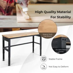 Costway 53" Adjustable Height Workbench 1760lbs Capacity Workstation W/ Power Outlets -Sunnydaze Decor Store GUEST 78bc531a d6d0 4dc9 836c 63210c3f56d5