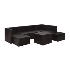 Palm Harbor 8pc All-Weather Wicker Patio Seating Set - Gray - Crosley 12 Palm Harbor 8pc All-Weather Wicker Patio Seating Set - Gray - Crosley -Sunnydaze Decor Store GUEST 78cee260 898f 4c65 8d82 d4e4cdc7bfea