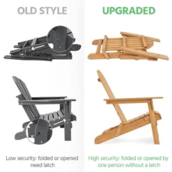 Yaheetech Folding Adirondack Chair Solid Wood Garden Chair Weather Resistant, Brown 16 Yaheetech Folding Adirondack Chair Solid Wood Garden Chair Weather Resistant, Brown -Sunnydaze Decor Store GUEST 792021a1 2aaa 4913 8587 a7b8fbef1efb