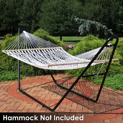 Sunnydaze Decor Sunnydaze Heavy-Duty Universal Multi-Use Heavy-Duty Steel Hammock Stand For 9 To 14 Feet Hammocks - 550 Lb Weight Capacity 9 Sunnydaze Decor Sunnydaze Heavy-Duty Universal Multi-Use Heavy-Duty Steel Hammock Stand For 9 To 14 Feet Hammocks - 550 Lb Weight Capacity - Image 7