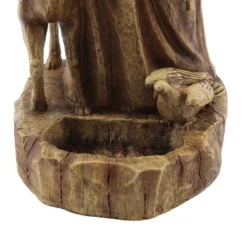 LuxenHome Weathered Brown MgO 24.6" H Saint Francis Garden Statue -Sunnydaze Decor Store GUEST 7b6524ac 6a69 49ed 8056 b393955db6bd