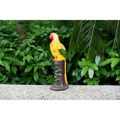 Techko Maid Parrot Yellow Solar Outdoor Garden Statue Decor With Spotlight 12 Techko Maid Parrot Yellow Solar Outdoor Garden Statue Decor With Spotlight - Image 10