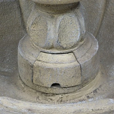 Sunnydaze Decor Sunnydaze 35"H Electric Fiberglass 3-Tier Birds' Delight Outdoor Bird Bath Water Fountain 7 Sunnydaze Decor Sunnydaze 35"H Electric Fiberglass 3-Tier Birds' Delight Outdoor Bird Bath Water Fountain - Image 5