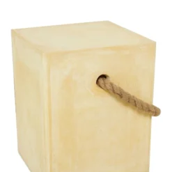 Contemporary Outdoor Accent Table - Yellow - Olivia & May -Sunnydaze Decor Store GUEST 7ca053f0 9a29 4cc7 bd13 e26ba7c4c37c