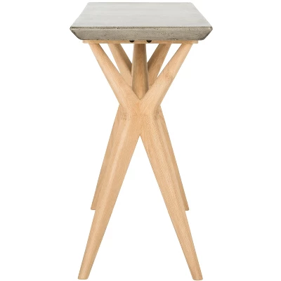 Ragna Concrete Console - Dark Grey - Safavieh 6 Ragna Concrete Console - Dark Grey - Safavieh - Image 4