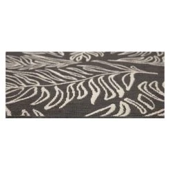 30" X 50" Leaves Outdoor Rug Black - Project 62™ -Sunnydaze Decor Store GUEST 7e86c422 93a9 47c8 a310 39d733907bcf