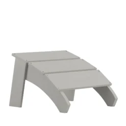 Merrick Lane Modern All-Weather Poly Resin Wood Adirondack Ottoman Foot Rest -Sunnydaze Decor Store GUEST 7effa128 28bd 4607 a4a7 8b4cf5bb0dad