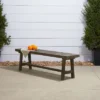 Renaissance Outdoor Patio Dining Picnic Bench - Gray - Vifah -Sunnydaze Decor Store GUEST 7f4e13c3 4b29 4bf0 9f38 2c054062bb47
