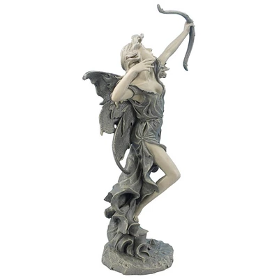 Design Toscano Rhiannon The Archer Garden Fairy Statue: Medium 7 Design Toscano Rhiannon The Archer Garden Fairy Statue: Medium - Image 5