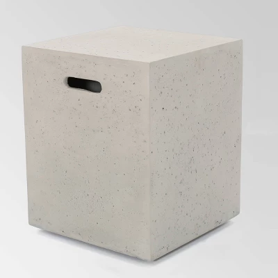 Oana 10pc Acacia Wood U-Shaped Sectional Sofa With Fire Pit Set - Teak/Beige - Christopher Knight Home 8 Oana 10pc Acacia Wood U-Shaped Sectional Sofa With Fire Pit Set - Teak/Beige - Christopher Knight Home - Image 6