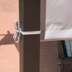 Lawrence 10' X 10' Steel Gazebo - Gray - Christopher Knight Home -Sunnydaze Decor Store GUEST 80c48a7f 5c2b 47a4 8942 54dd90b871d4