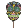 Christmas Sugar Skull Trio - Three Garden Stakes 24.75 Inches - Day Of The Dead - F22142 - Metal - Multicolored -Sunnydaze Decor Store GUEST 8106ded4 ba6f 45f6 84ce 02ae72772d03