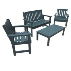 4pc Lehigh Garden Adirondack Conversation Patio Set - Highwood 19 4pc Lehigh Garden Adirondack Conversation Patio Set - Highwood -Sunnydaze Decor Store GUEST 81291580 ce25 4758 bd2b 84e76fcb9cc3