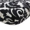 2-Piece Outdoor Seat Pad/Dining/Bistro Cushion Set - Black/White Floral - Pillow Perfect -Sunnydaze Decor Store GUEST 823b150d 78fa 4baf 90e0 3d4d85fc298b