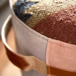 Cotton Pouf Featuring A Screenprinted Bicycle Illustration With Script - Olivia & May 16 Cotton Pouf Featuring A Screenprinted Bicycle Illustration With Script - Olivia & May -Sunnydaze Decor Store GUEST 83078056 d488 4d71 9bd0 7c4de65d1fe2