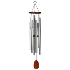 Woodstock Wind Chimes Signature Collection, Latin Trio Silver Wind Chime -Sunnydaze Decor Store GUEST 83274dab e393 4561 8fef f1f244c61483