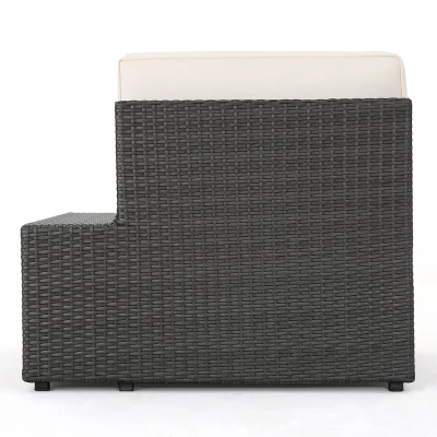 Santa Cruz 8pc Wicker Sectional Gray - Christopher Knight Home 7 Santa Cruz 8pc Wicker Sectional Gray - Christopher Knight Home - Image 5