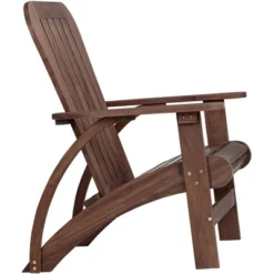 Teal Island Designs Dylan Dark Wood Outdoor Adirondack Chair -Sunnydaze Decor Store GUEST 83ba28f5 04c3 4b87 80b3 66a179f6a835