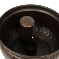 BirdRock Home Decorative Water Hose Pot - Open Top - Steel Metal With Copper Accents - 100ft -Sunnydaze Decor Store GUEST 85604e17 0ee5 4526 a87f 60bcbd20b8e4