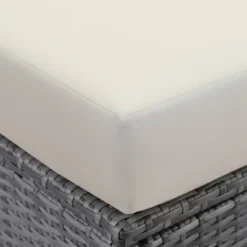 7pc Outdoor Wicker Seating Set With Cushions - Beige - GODEER -Sunnydaze Decor Store GUEST 85d96446 24f7 4d5b 8b08 8540c581ffac