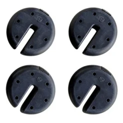 Z-Shade 10 X 10 Ft Horizon Angled Leg Instant Shade Canopy Shelter, Blue & Durable Plastic Circular 5 Pound Canopy Tent Leg Weight Plates, Set Of 4 -Sunnydaze Decor Store GUEST 86459178 1368 4648 9f3e acce20f0c9fc