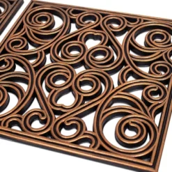 BirdRock Home Rubber Stepping Stone Tiles - 12 X 12" - Set Of 3 - Copper -Sunnydaze Decor Store GUEST 86963b15 5ff3 4324 8e42 78a8124eba5c