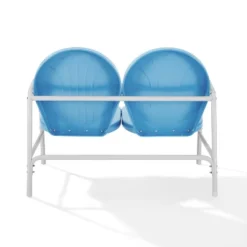 Griffith Outdoor Loveseat - Sky Blue - Crosley -Sunnydaze Decor Store GUEST 876841e5 9157 44cc a89e 4dec136e6cb5