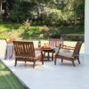 Sopra 5pc Wood Patio Chat Set - Cambridge Casual 1 Sopra 5pc Wood Patio Chat Set - Cambridge Casual -Sunnydaze Decor Store GUEST 8768e25d 1200 438b 8ca5 244689c6f14e