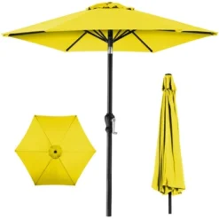 Best Choice Products 10ft Outdoor Steel Market Patio Umbrella W/ Crank, Tilt Push Button, 6 Ribs -Sunnydaze Decor Store GUEST 895b76a5 620b 4a8a 91b1 ec25a5a2a163