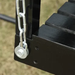 Outsunny 2-Seater Hanging Porch Swing Outdoor Patio Swing Chair Seat With Slatted Build And Chains, 440lbs Weight Capacity -Sunnydaze Decor Store GUEST 89b51951 e4b6 4fa7 80ae b9f69cb7bfc0