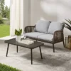 Haven 2pc Outdoor Wicker Conversation Set - Light Gray - Crosley 2 Haven 2pc Outdoor Wicker Conversation Set - Light Gray - Crosley -Sunnydaze Decor Store GUEST 8a0c564d 5117 4809 900a d258dc7969a7