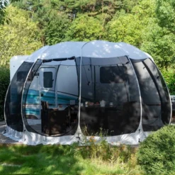 Leedor Outdoor Pop Up Portable Screen Tent With Mesh Netting Fiberglass Gazebo Gray 16 Leedor Outdoor Pop Up Portable Screen Tent With Mesh Netting Fiberglass Gazebo Gray -Sunnydaze Decor Store GUEST 8ae1c0c7 9015 4d11 a92f 0b44183d3722