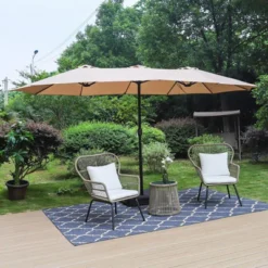 3pc Conversation Set With Cushions - Captiva Designs -Sunnydaze Decor Store GUEST 8b0853eb 4f75 498c b881 7c0c2e7ca93f