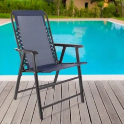 Pure Garden Folding Lounge Chairs – Portable Camping Or Lawn Chairs, Navy, Set Of 2 -Sunnydaze Decor Store GUEST 8c665daf d92c 4faf 8337 d1359eb8615a