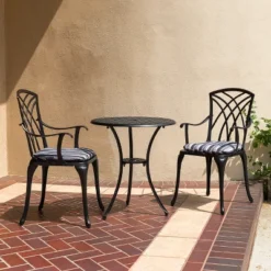 Kinger Home Ekta 3-Piece Patio Bistro Set