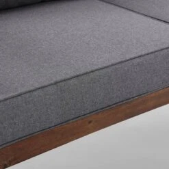 Saybrook Modern Metal And Wood Patio Loveseat - Gray/Dark Brown - Saracina Home 19 Saybrook Modern Metal And Wood Patio Loveseat - Gray/Dark Brown - Saracina Home -Sunnydaze Decor Store GUEST 8ebe81a5 449a 4cda b83f 3d9bc9da3073