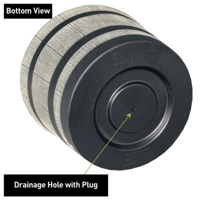 Southern Patio HDR-055457 Resin Whiskey Barrel Indoor Outdoor Garden Planter Pot For Vegetables, Trees, Plants, And Flowers, Gray 6 Southern Patio HDR-055457 Resin Whiskey Barrel Indoor Outdoor Garden Planter Pot For Vegetables, Trees, Plants, And Flowers, Gray - Image 4