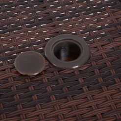 Outsunny Rattan Wicker Side Table With Umbrella Hole, 2 Tier Storage Shelf For All Weather For Outdoor, Patio, Garden, Backyard, Mixed Brown 11 Outsunny Rattan Wicker Side Table With Umbrella Hole, 2 Tier Storage Shelf For All Weather For Outdoor, Patio, Garden, Backyard, Mixed Brown -Sunnydaze Decor Store GUEST 900de896 1f95 40a0 8cff d3a0dae32c11