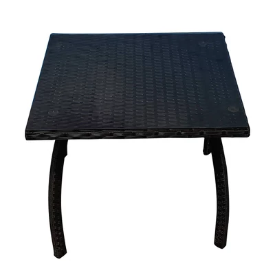 5pc Wicker Patio Set With Cushions - Brown/Beige - GODEER 9 5pc Wicker Patio Set With Cushions - Brown/Beige - GODEER - Image 7