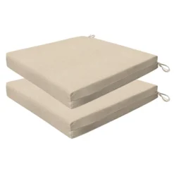 Honeycomb Outdoor Premium Dining Seat Cushion (2-Pack) -Sunnydaze Decor Store GUEST 91132c95 6d69 4e47 8de3 4d3e43bccfb4