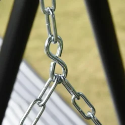 Outsunny 2-Seater Hanging Porch Swing Outdoor Patio Swing Chair Seat With Slatted Build And Chains, 440lbs Weight Capacity -Sunnydaze Decor Store GUEST 915e4c27 78d2 45b6 8c44 0ed5a828460f