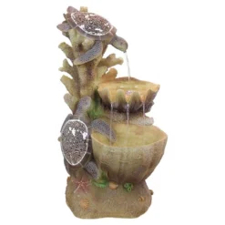 Design Toscano Turtle Cove Cascading Sculptural Fountain - Multicolored 7 Design Toscano Turtle Cove Cascading Sculptural Fountain - Multicolored -Sunnydaze Decor Store GUEST 92b67579 e7db 4ebe a41a 90cda7d75c64