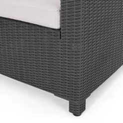 Waverly 8pc Faux Wicker Chat Set - Dark Gray/Gray - Christopher Knight Home -Sunnydaze Decor Store GUEST 92b92835 90bd 47e9 9ca1 48bc2dd0cdf5