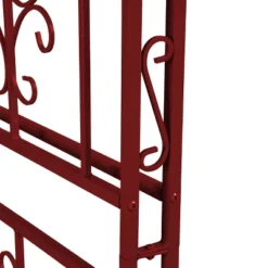 Evergreen Montebello Iron Garden Arbor, Americana Red- 53 X 84 X 23 Inches Fade And Weather Resistant Outdoor Decor 14 Evergreen Montebello Iron Garden Arbor, Americana Red- 53 X 84 X 23 Inches Fade And Weather Resistant Outdoor Decor -Sunnydaze Decor Store GUEST 934be3b6 c001 4c52 bc01 23dd22a782c9